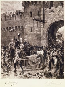 La muerte de Bonchamps en 1793